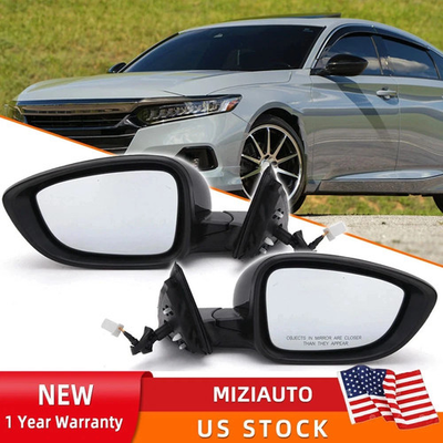 #ad #ad Mirrors Power Fit For 2018 2019 2020 2021 2022 Honda Accord 1.5l Pair $71.23