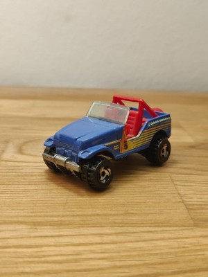 Hotwheels Jeep Wrangler Coast Rescue 1990