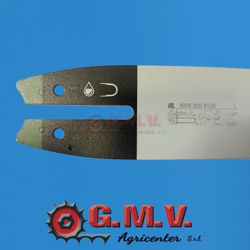 Barra Carving 30 cm - 1/4 - 1,1 - 64 maglie - Attacco Stihl (Stihl) - Photo 2/2