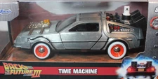 JADA 1:32 TOYS HOLLYWOOD RIDES BACK TO THE FUTURE TIME MACHINE III SEALED NEW!!!