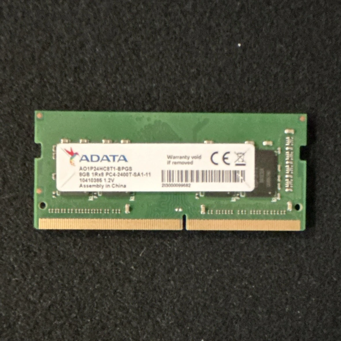ADATA PC4-19200 (DDR4-2400) Bus Speed Computer RAM 8 GB Total