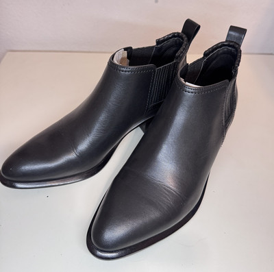 Alexander Wang Womens Leather Kori Ankle Boots Black Size EU