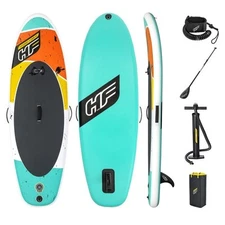 New 8FT Bestway Hydro-Force Wavecrest Youth Set Inflatable Stand-Up Paddleboard