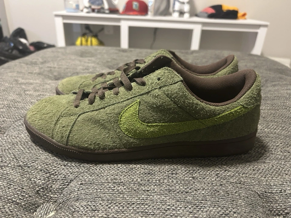 Zapatillas Nike SB Oscar The Grouch 310704-331 Verde Talla 13 2006 Clásicas Raras Usadas en Excelente Condición Foto 2 de 4