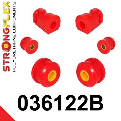 Strongflex Busches Kit Polyurethan Fahrwerkslager Vorne Für BMW Z1 89-91 E30/Z
