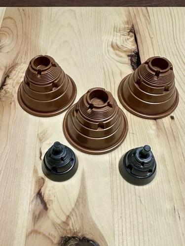 GI JOE 1989 Crusader Space Shuttle Thrusters Original Hasbro Parts Lot (5) Set