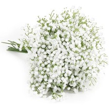 30Pcs Baby Breath Artificial Flowers Fake Babys Breath Gypsophila Flowers Bulk