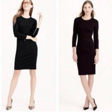 J. Crew Ponte Knit Sheath Dress Navy Blue Size 4