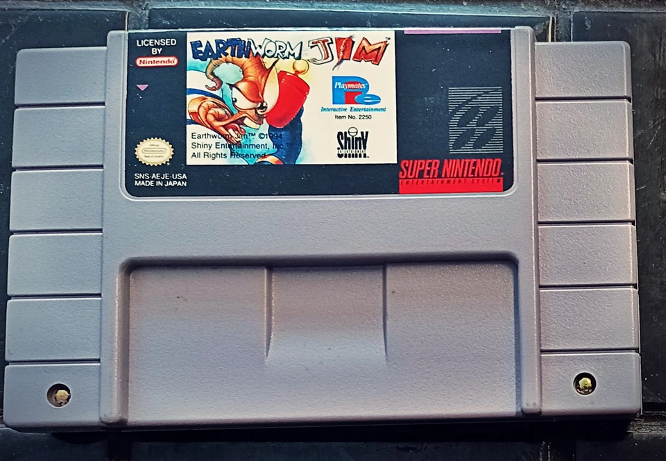 Earthworm Jim SNES CIB! PRISTINE CONDITION! Everything Included!  See Pics! - Image 3 of 4