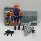 GI Joe 1989 Annihilator 100% Complete Vintage ARAH Figure With File Card