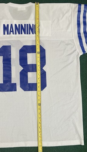 Peyton Manning 1998 Starter Indianapolis Colts White Vintage Jersey Size 52 XL - Picture 12 of 12