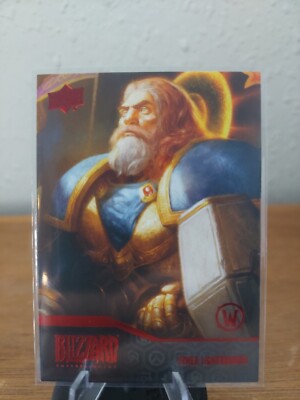 Uther Lightbringer, 2023 Upper Deck Blizzard Legacy, RED (HORDE) #96, WoW