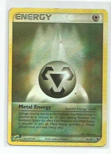 METAL ENERGY 94/109 e-series Reverse Holo Pokemon Card EX Ruby & Sapphire LP/EX