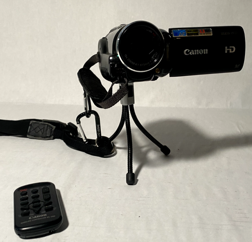 Canon VIXIA HF M301 Full HD 1080p AVCHD Flash Camcorder 15x with Accessories - Picture 2 of 7