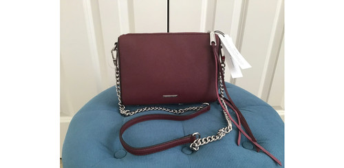 Rebecca Minkoff Red Burgundy Avery Crossbody Small