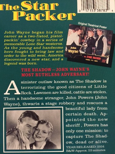 The Star Packer (VHS, 1999) John Wayne - Picture 5 of 8