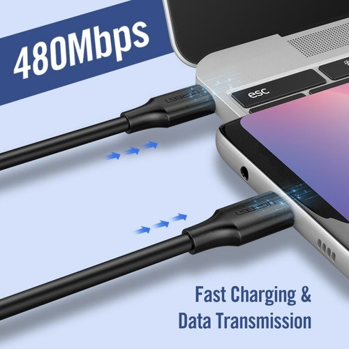 Ugreen USB C to USB C Cable Male to Male PD 60W QC3.0 Fast Charge Data - Picture 3 of 9