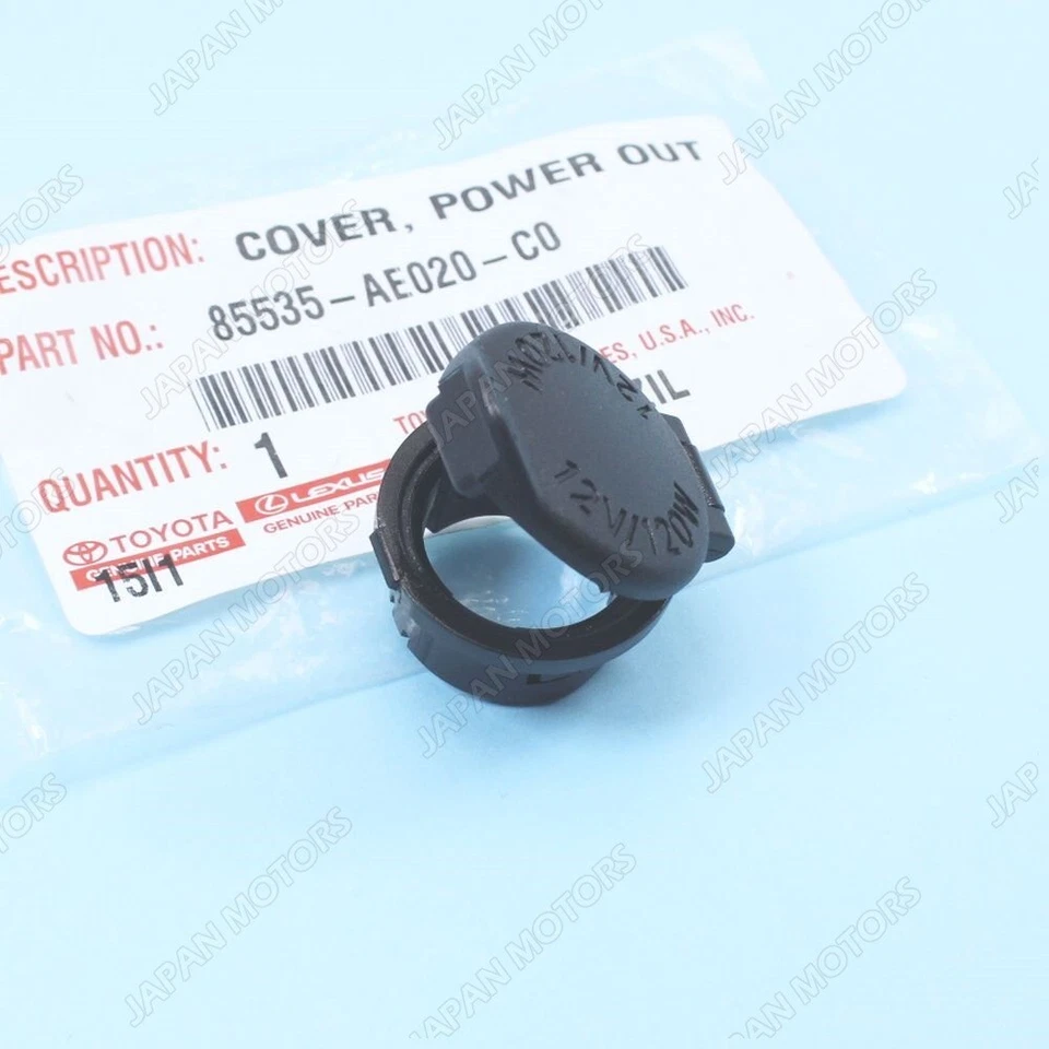 Новая оригинальная крышка вилки розетки питания для Toyota Tundra 2007–2011 годов от оригинального производителя 85535-AE020-C0 - Изображение 3 из 4
