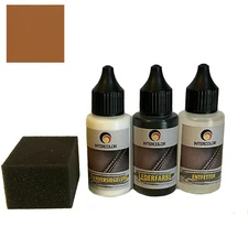 BMW Montana Saffron Yellow Leather Paint - Car Repair Kit for Leather and Faux Leather