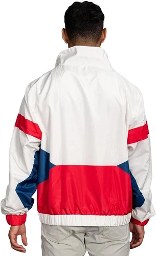 Unisex Adult Retro 80s 90s Windbreaker Jacket Lightweight Colorful Vintage Coat image 8
