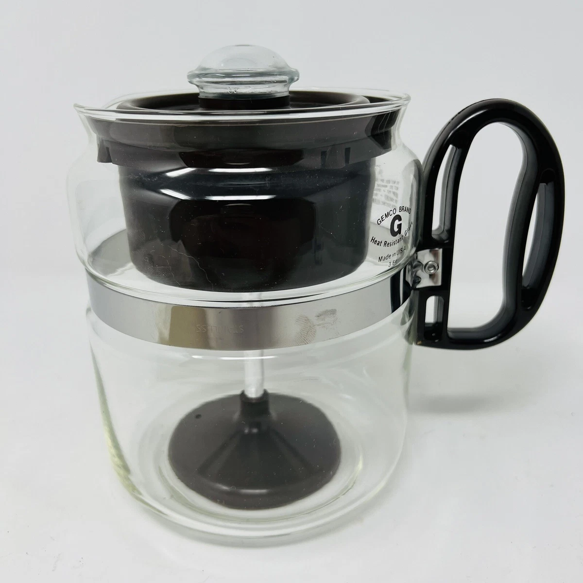 Cup Glass Stovetop Percolator Glass Stovetop Coffee Maker, 53 OFF