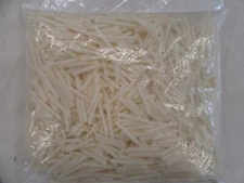 ESSENTRA COMPONENTS 2" NATURAL NYLON THREADED ROD LOT OF (1000) 3825020200SD