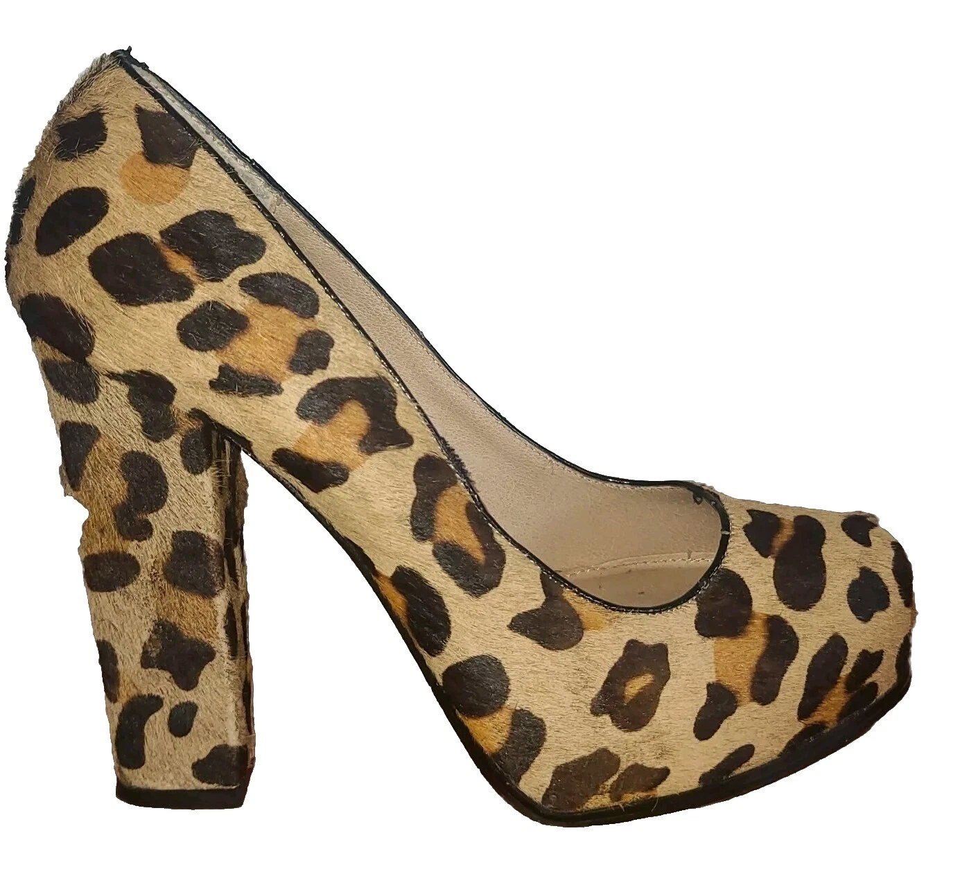 Parte superior de cuero con estampado de animales para fiesta/cóctel para mujer Steve Madden