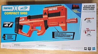 Nerf Fortnite Compact SMG Motorized Ultra Red Wrap Dart Blaster