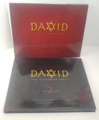 David: The Illustrated Novel, Vol 1 & Vol 2 Michael Thompson, HC/DJ