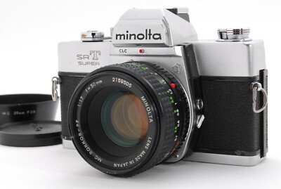 NEAR MINT】Minolta SRT Super Film Camera w/ MC ROKKOR-PF 50mm F