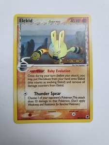 Pokemon Elekid 48/101 Reverse Holo EX Dragon Frontiers NM