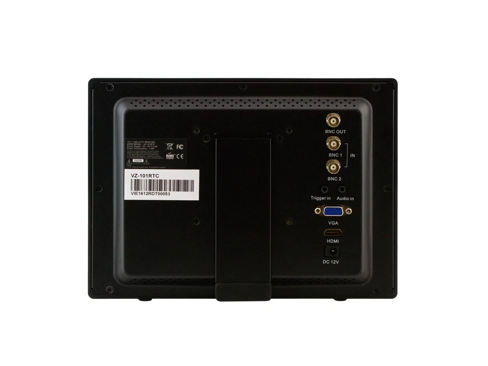 ViewZ VZ-101RTC 10.1 inch 1024x600 BNC/HDMI/VGA Premium LED CCTV Monitor - Image 4 of 4