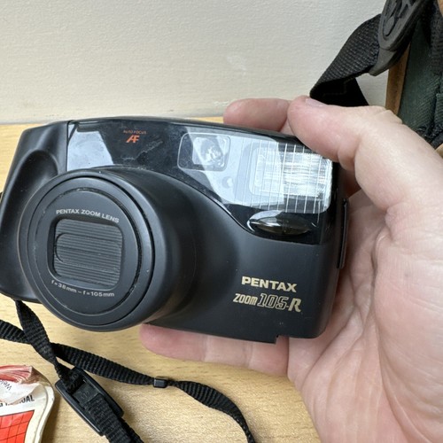 Pentax Zoom 105 R 38-105 mm fotocamera con custodia - funzione testata - Foto 7 di 16