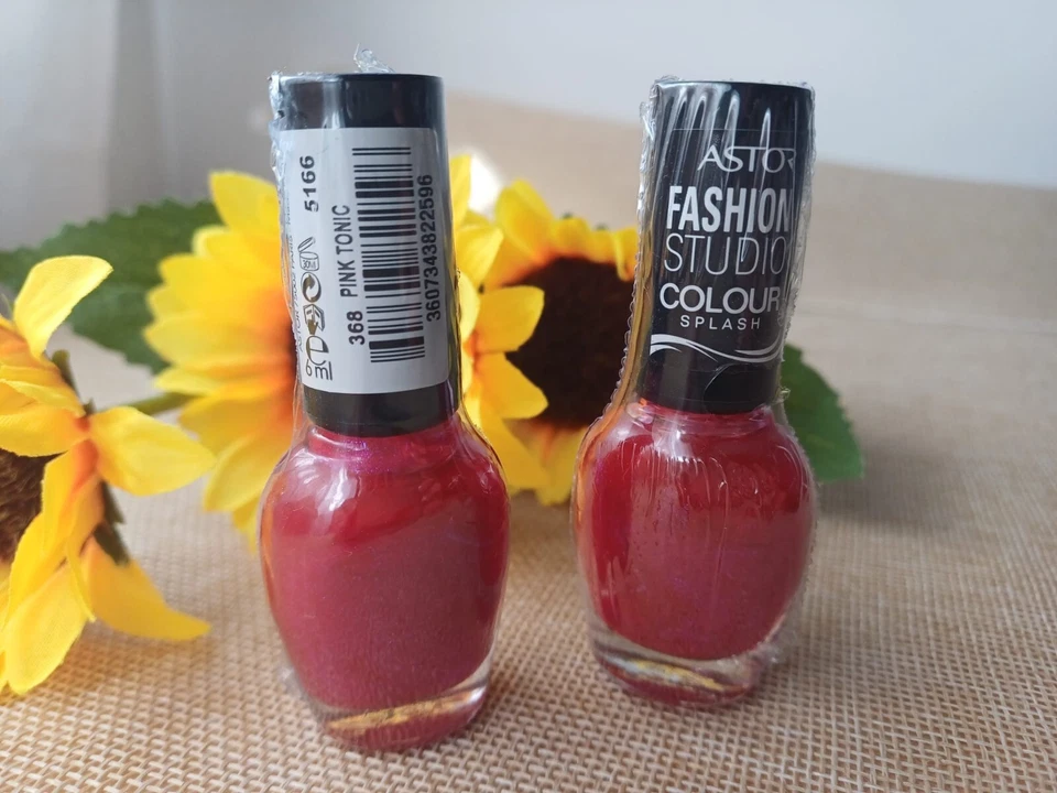 2 unidades x Astor Fashion Studio Color Splash - Esmaltes Uñas - 368 Pink Tonic - Imagen 2 de 3