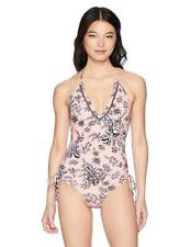 Seafolly Love Bird Deep V Maillot One-piece Peach Sz US 8 Seafolly Love Bird Deep V Maillot One-piece Peach Sz US 8