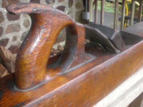 Antique Plane Large 22" Henderson Wood Block Hand Plane Vintage Carpentry Tool - Picture 3 of 9