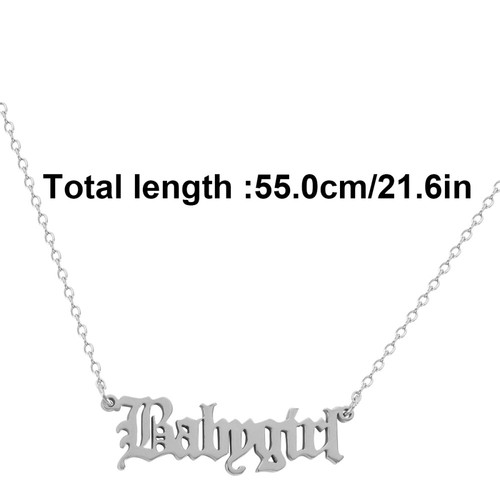 Father's Day Gift Pendant Letter Baby Choker - Picture 10 of 12