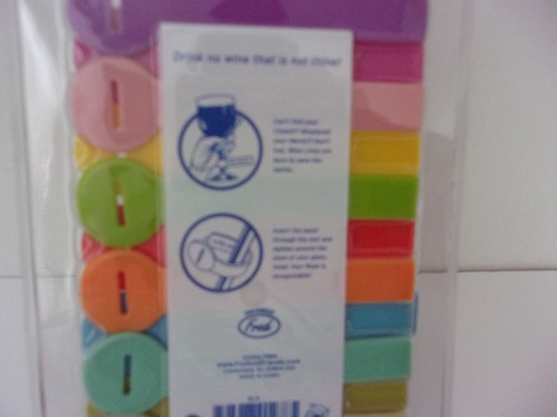 Nuevo 12 Fred Wine Lines I.D. Etiquetas para tu vajilla - Imagen 3 de 4