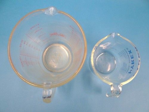 Large Anchor Hocking 499 Microwave Safe Fire-King Measuring Cups Pyrex No. 11 - Picture 8 of 12
