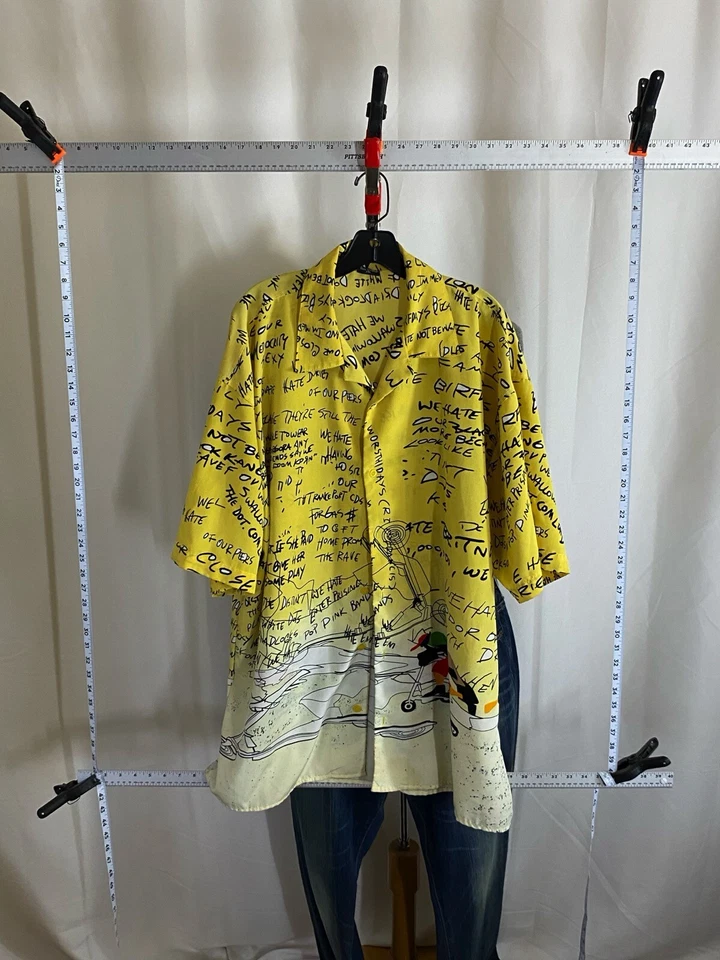 CAMISA ABOTONADA MANGA CORTA MANGA CORTA 2XL XXL Sullivan Premium De Colección We Hate The District  Foto 2 de 4