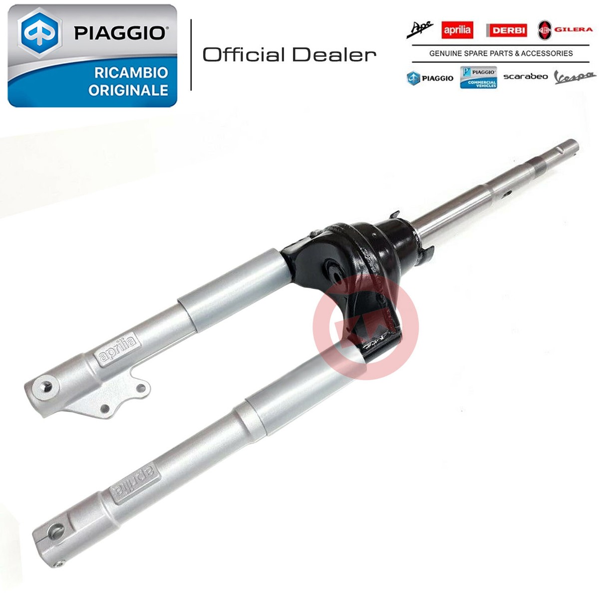 2B000672 FORCELLA ORIGINALE APRILIA SCARABEO 50 - 100 2T / 4T DAL