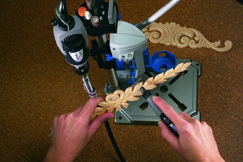 New Dremel 220-01 Rotary Tool Workstation Drill Press Work Station with Wrench - Picture 4 of 4