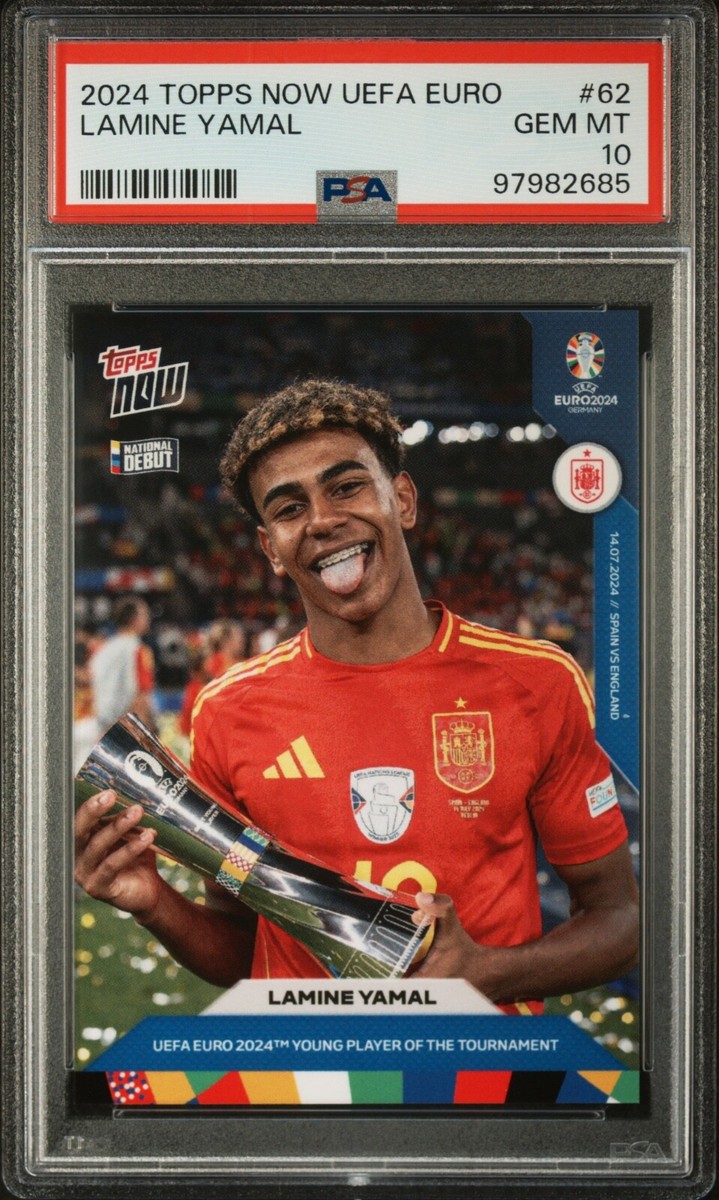 ヤマル 直筆サイン 2024 Topps Dragon Yamal Yahoo!オークション - 2024 Topps UEFA UCC ヤマル Yamal 直筆