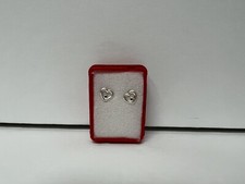 Children 0720 Taxco Mexican Silver Heart Studs