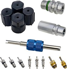 Air Conditioning Valve Core Kit  A/C R12 R134a Teflon Seal Refrigeration Air...