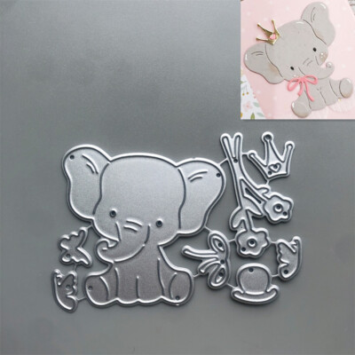 Elefant Metall Stanzformen Cutting Dies Scrapbooking Stanzschablonen Stencil Diy