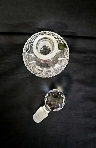 Waterford Kristall Parfüm Flakon kleine Karaffe mit Original Aufkleber - Bild 6 von 10