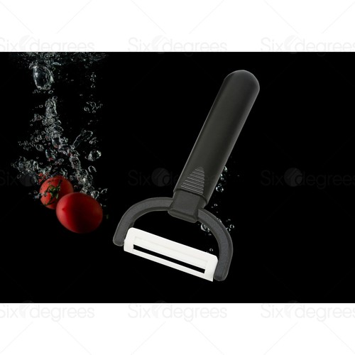 Ceramic Knife 5" White Blade + Peeler Slicer Kitchen Chef Knives Silicone Handle - Picture 6 of 6