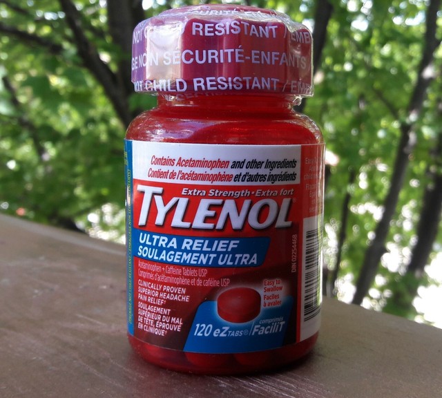 TYLENOL Ultra Relief Extra Strength 120 Eztabs for Tension Headaches