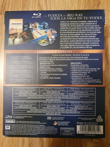 Pack Blu-ray STAR WARS: LA SAGA COMPLETA 9 discos - Imagen 3 de 5